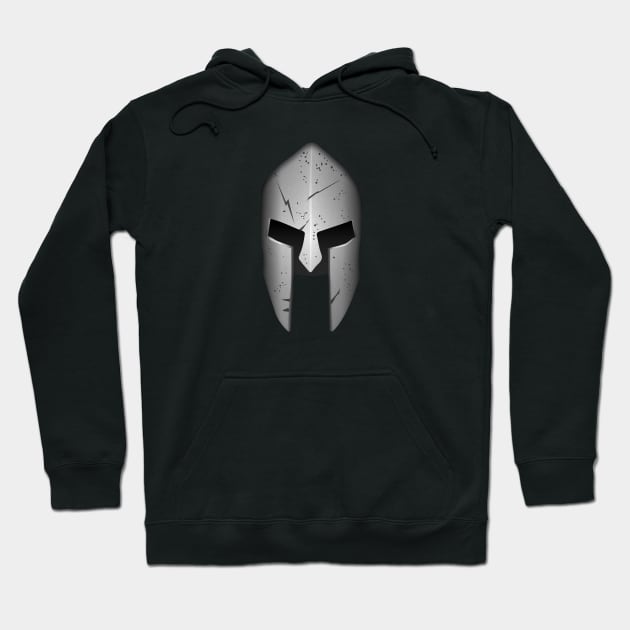 spartan helmet Hoodie by DrewskiDesignz